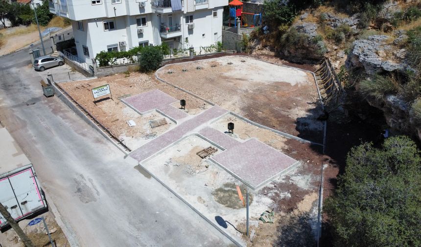 Kepez'de yeni yaşam alanı yükseliyor! Çocuk oyun alanı ve fitness parkı olacak