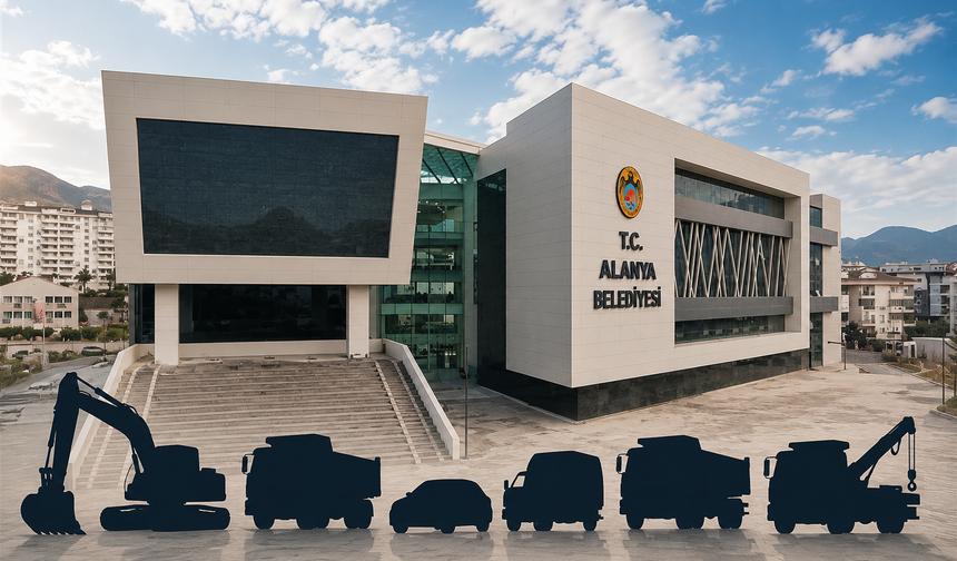 Alanya Belediyesi araçlarını satışa çıkarıyor: En ucuz araç 40 bin tl