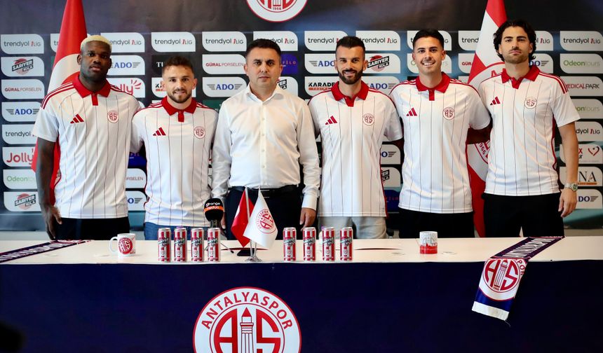 Antalyaspor transfer tahtasını açtı: 5 yeni imza, hedef Süper Lig
