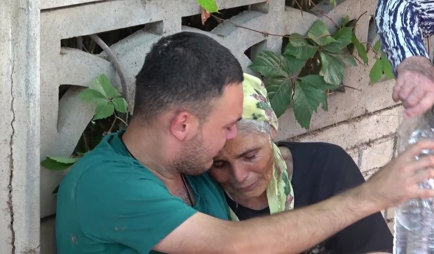 Anne oğlunu, oğlu annesini yanan evde sandı!