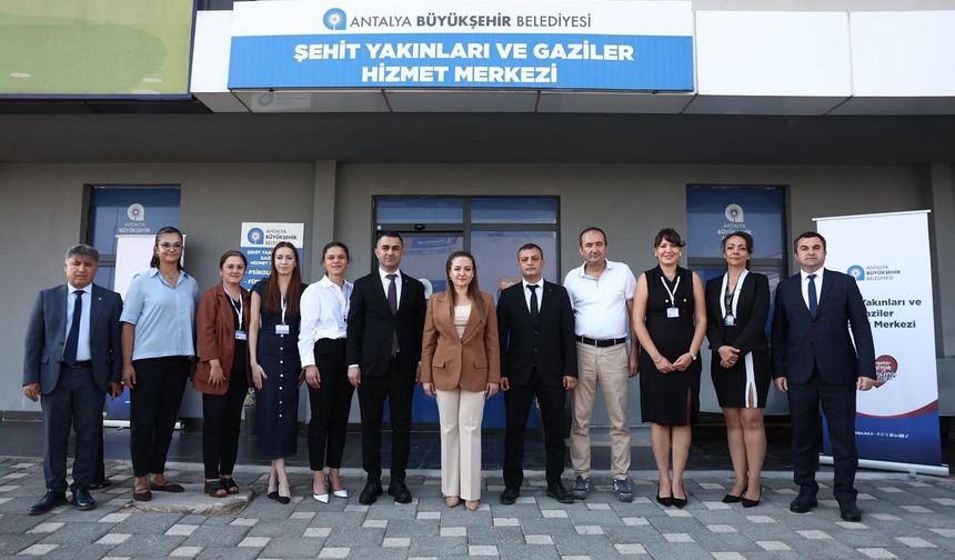 Antalya’da şehit aileleri ve gazilere özel merkez! Çocuklara da eğitim desteği