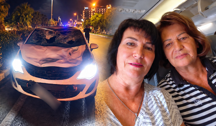 Antalya’da tatil hayali acıyla bitti: Ukraynalı dünürlerden geriye bu fotoğraf kaldı
