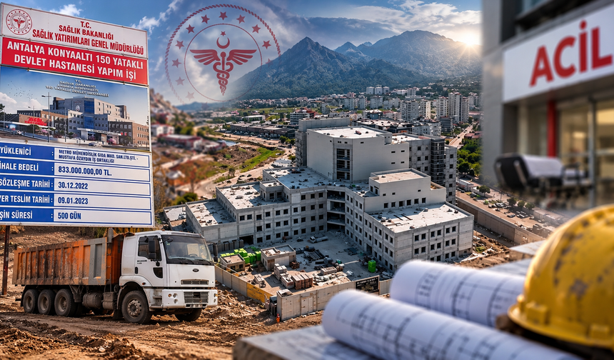 Teslim tarihi geride kaldı, Konyaaltı Devlet Hastanesi ne zaman açılacak?