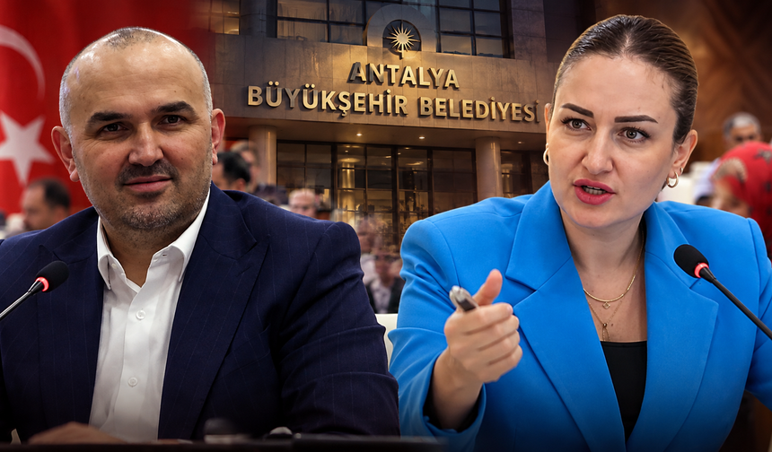 Antalya Büyükşehir Meclisi’nde tansiyon yükseldi! Büşra Özdemir: “Büyük bir kaos yönetiyorum”