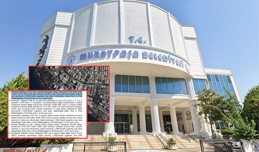 Muratpaşa’da yıllardır süren imar ve satış kavgasında danıştay kararını verdi