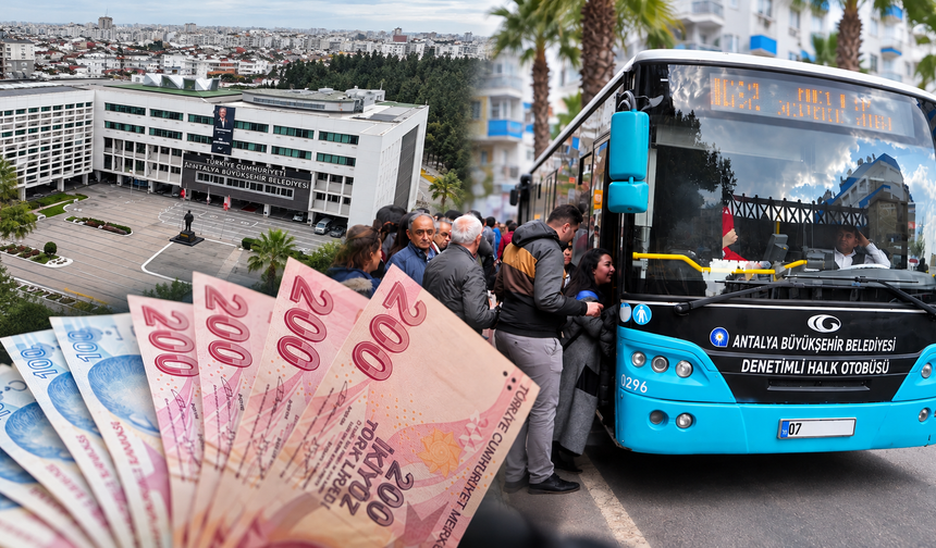 Antalya’da özel halk otobüslerinde yeni dönem