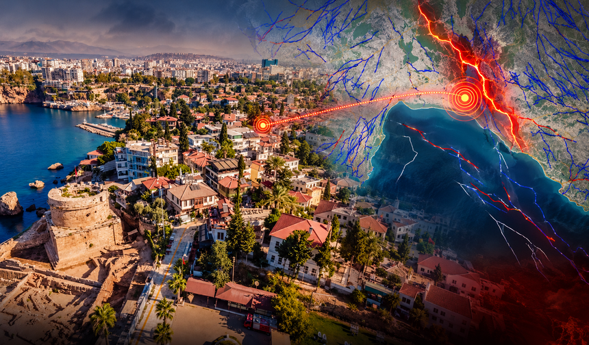 Antalya’nın yanı başındaki fay nerede? Haritadaki konumu dikkat çekiyor