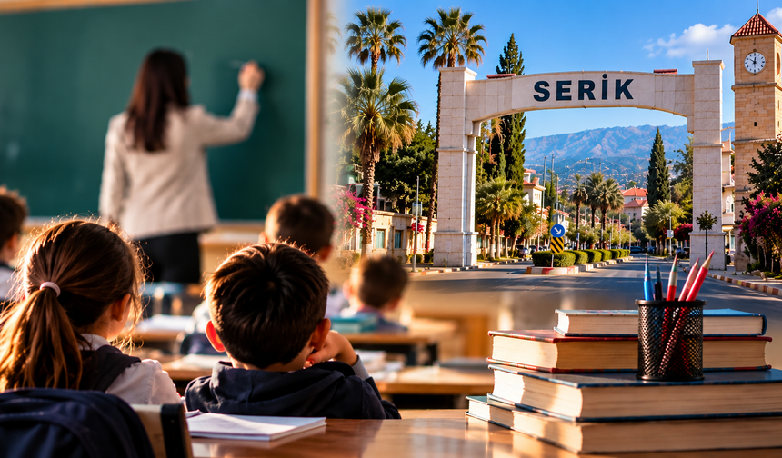 Serik’te öğretmen listeleri açıklandı: 44 norm fazlası, 161 kişilik açık