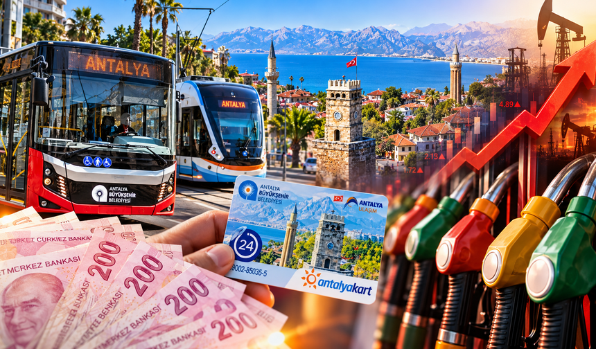 Antalya’da ulaşıma 6 yılda yüzde 1.352 zam! İndi-bindi için istenilen fiyat belli oldu