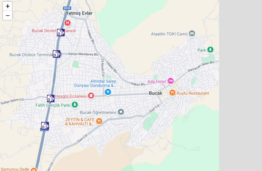 Antalyabucakradarnoktalari