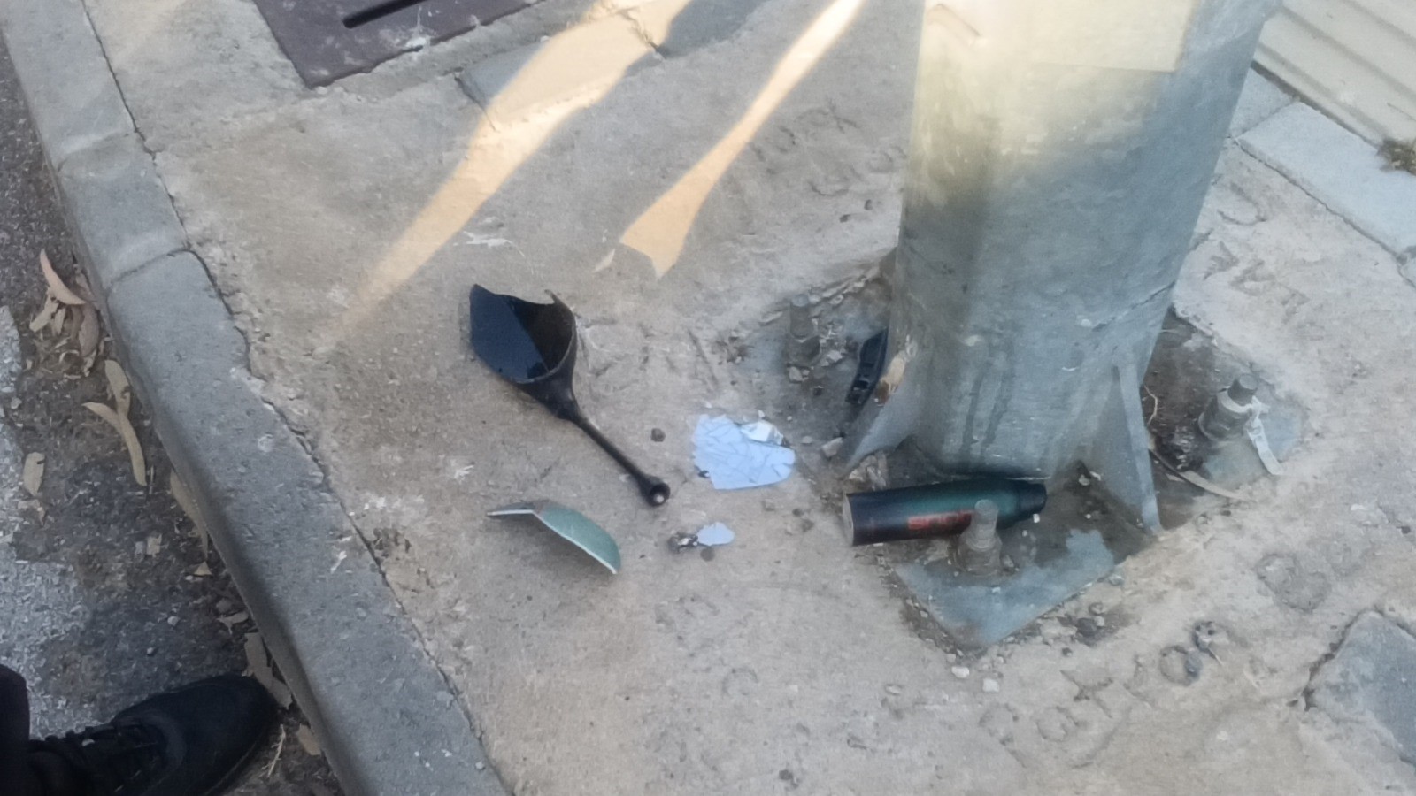 Bisikletlekazayaptiginisoyledimotosikletaynasinipolislerbuldu