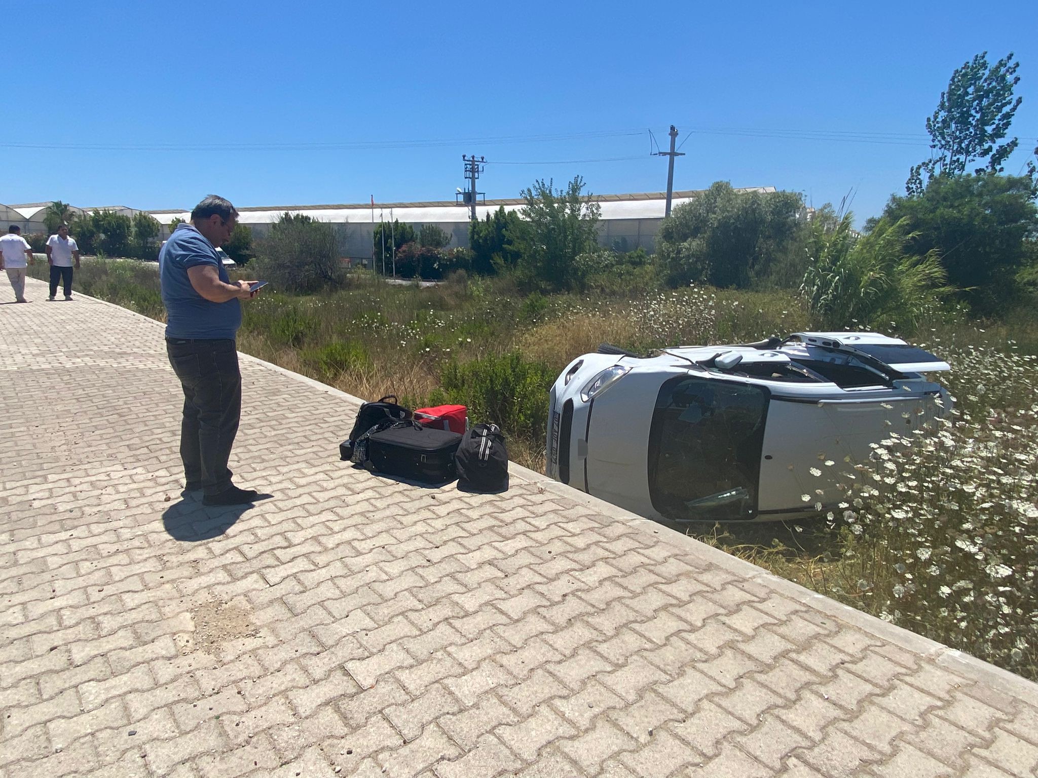 Kullandigiaracsarampoleyuvarlandiesiaractasıkıstı