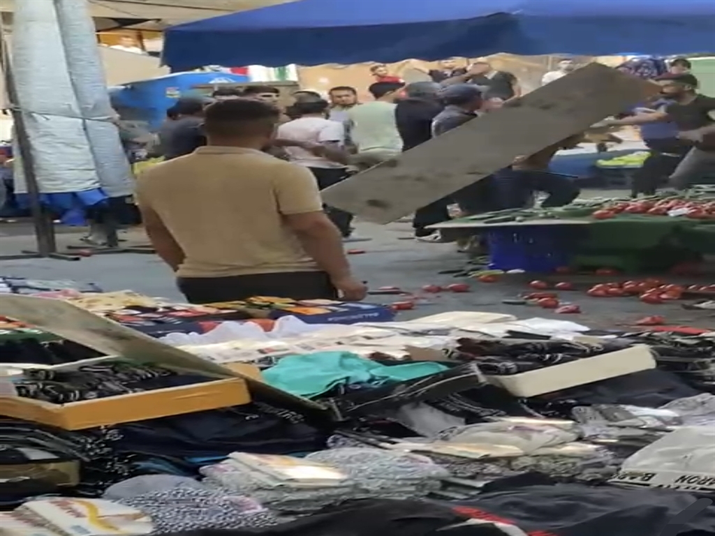 Tuzladasemtpazarındakavgadonerbıcagıylasaldırıanıboylegoruntulendi