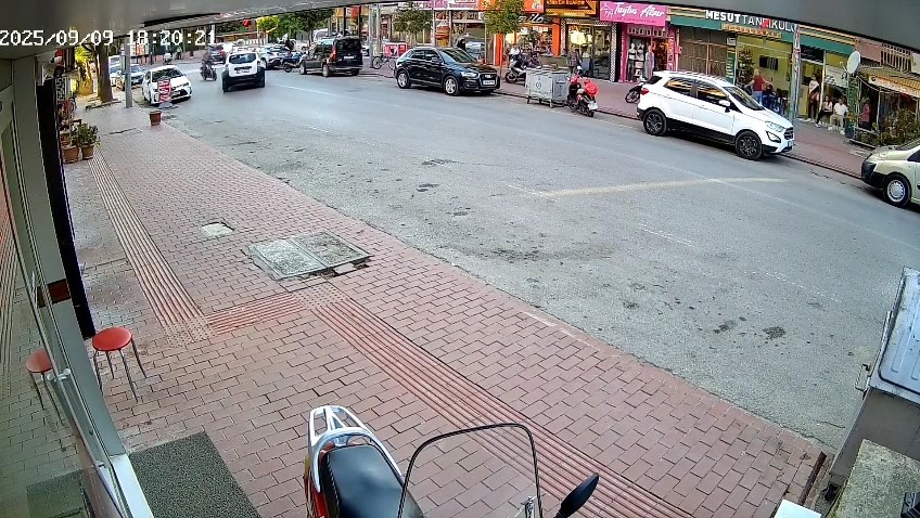 Bursadafecikazamotosikletlihavayasavruldu