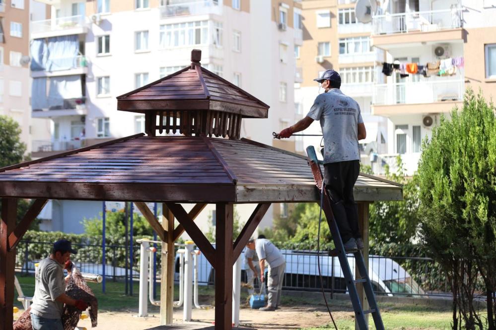 Kepezdeomahallereparkveasfaltcalismasi