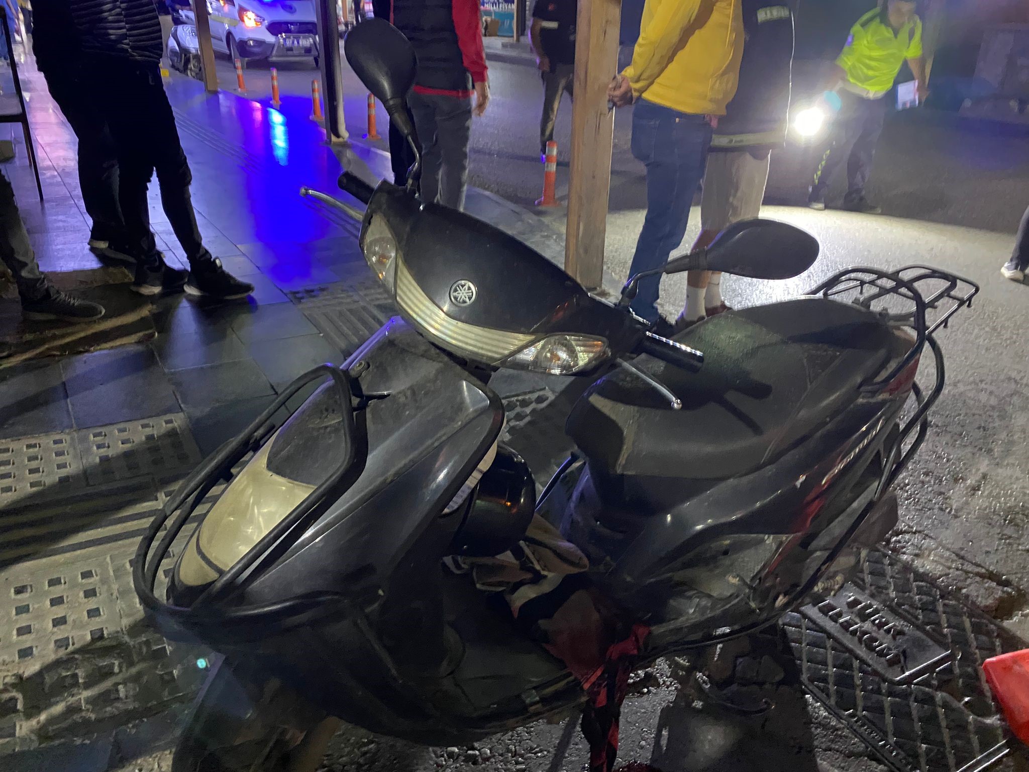 Motosikletkaydisurucuagiryaralandi