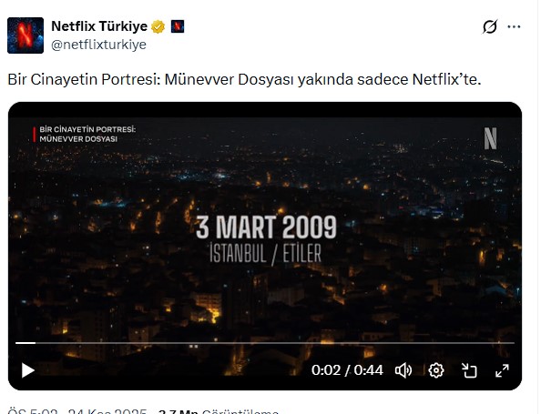 Netflixbelgeseliduyurdu