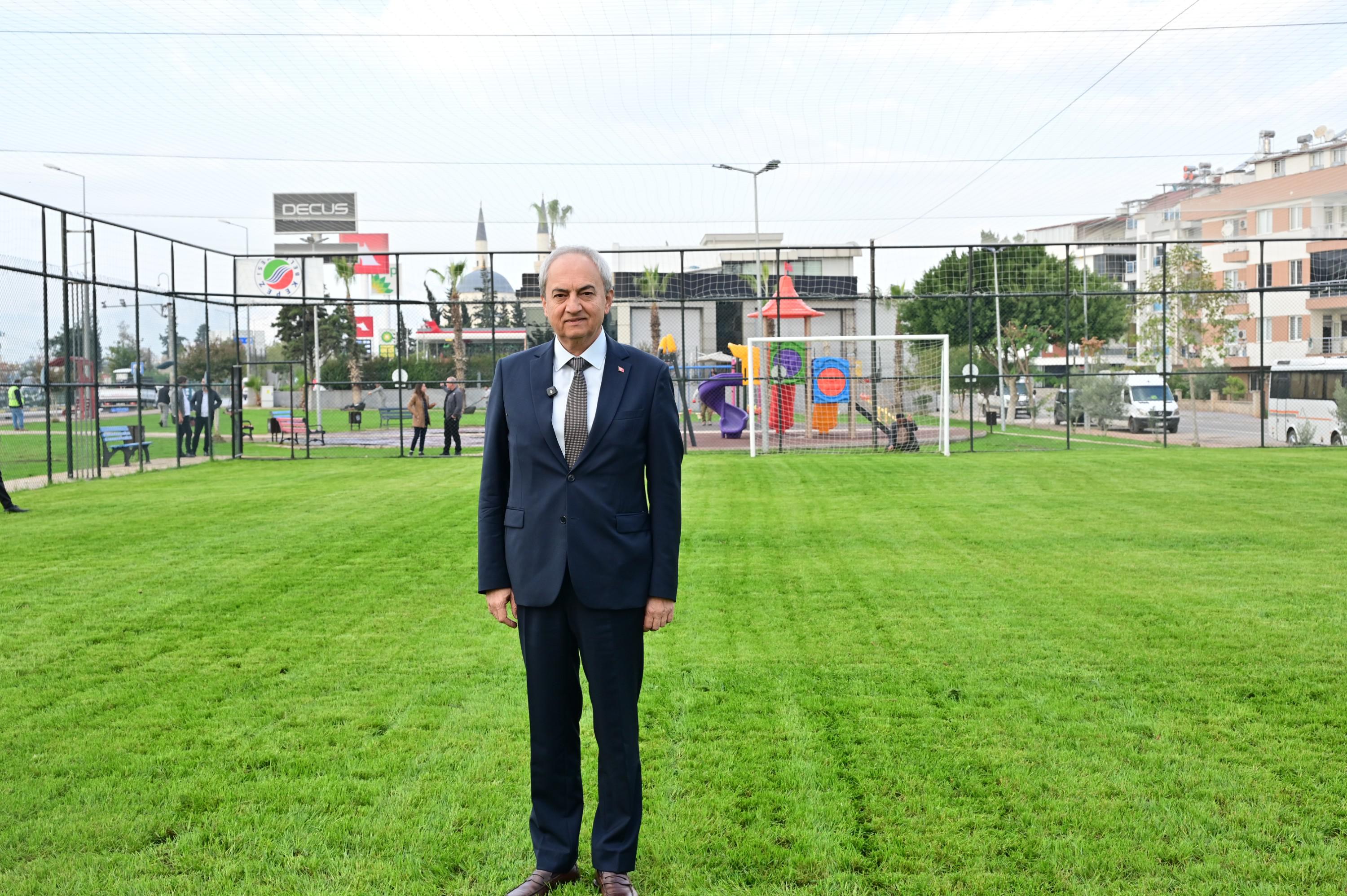 Cocuklarınistegigercekoldukepezeyenicimfutbolsahası