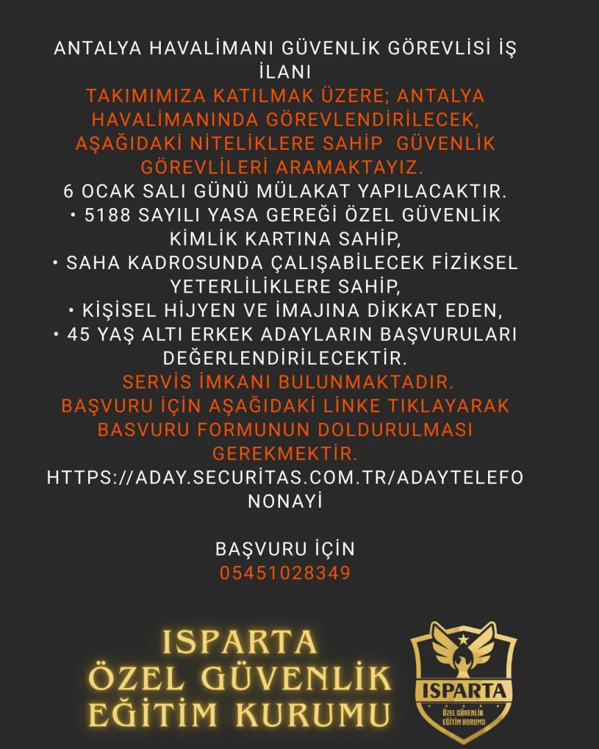 Havalimaniicinpersonelalimiyapilacak