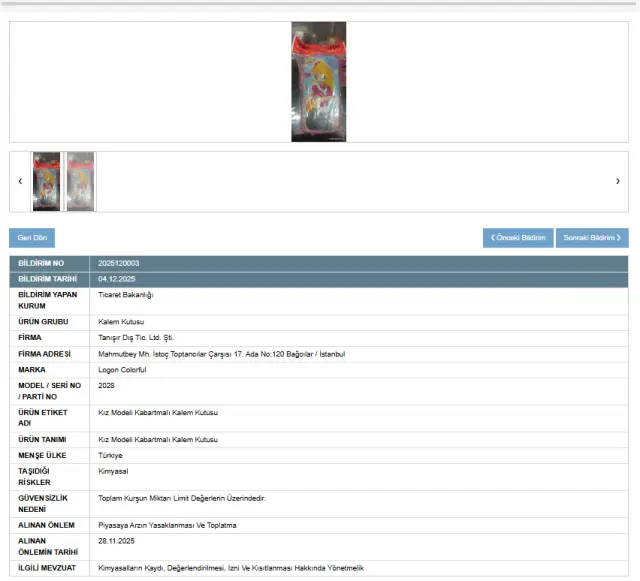 Ourununsatisiyasaklandi