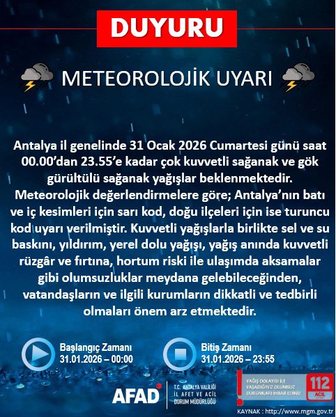 Antalyaturuncuvesarikodluuyariverildi