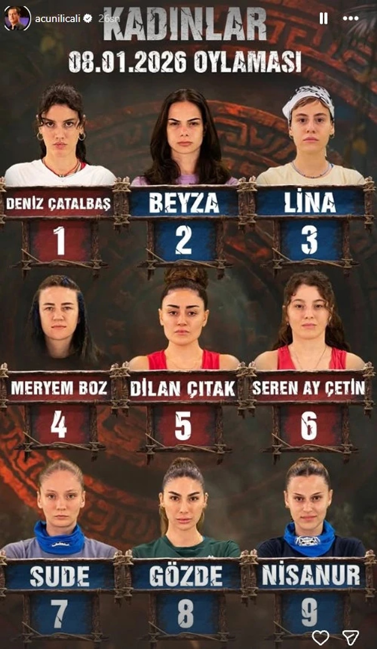 Survivoroylamatablosu