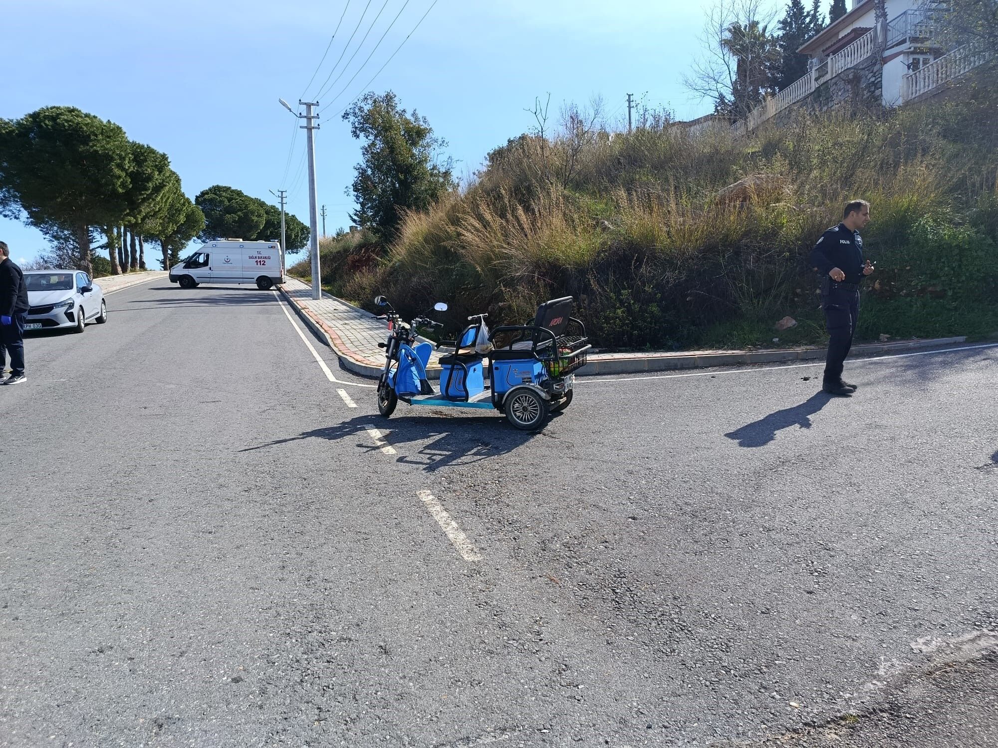 Gazipasadaelektriklibisikletkazasipanikyaratti2Kisiyaralandi