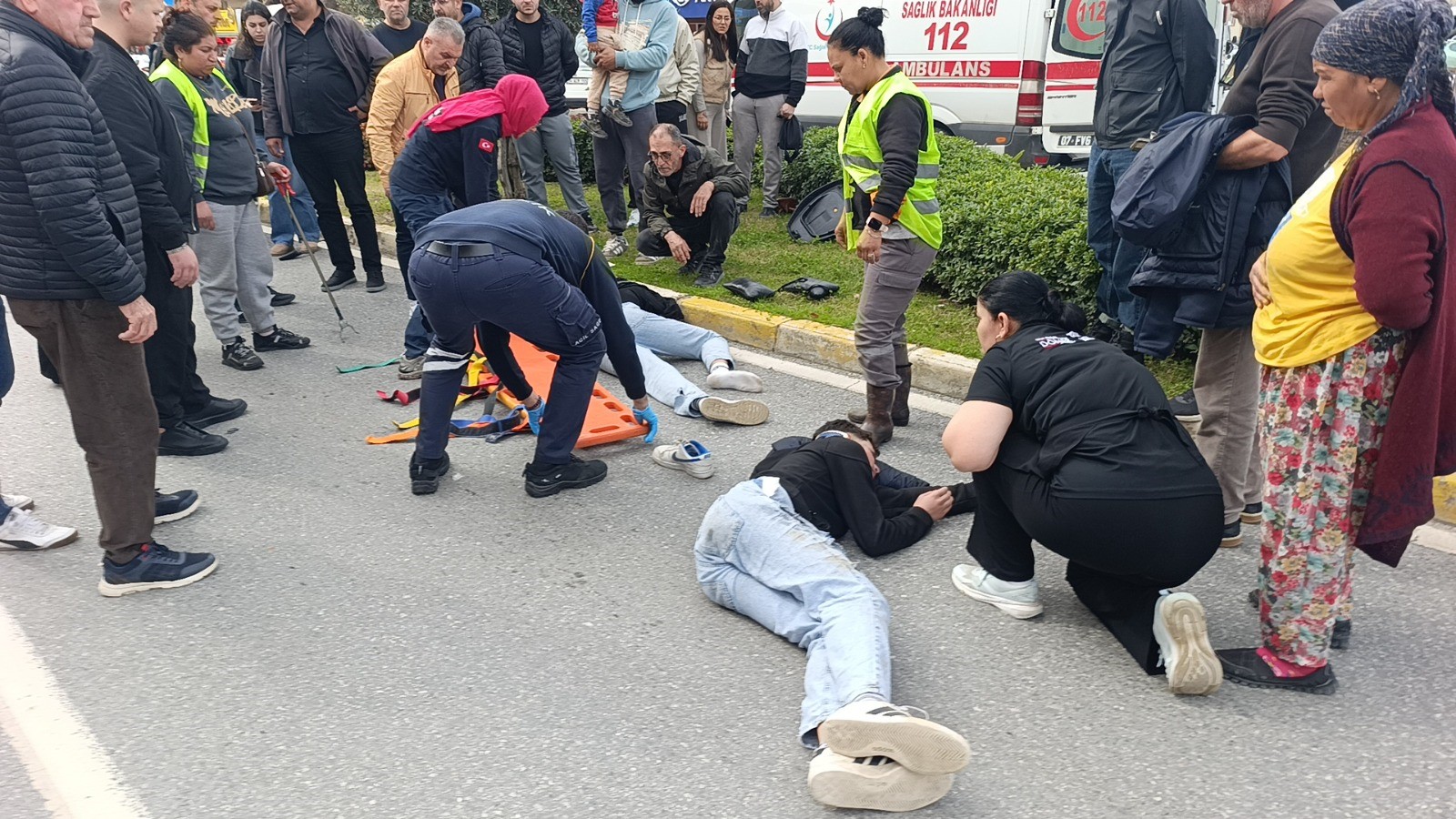 Motosikletgerimanevrayapankamyonetecarpti