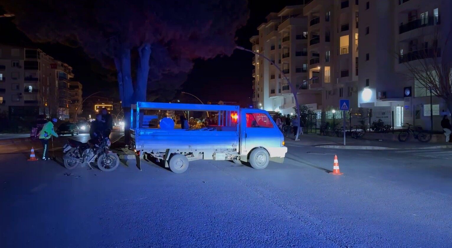 Motosikletilekamyonetcarpisti1Yarali