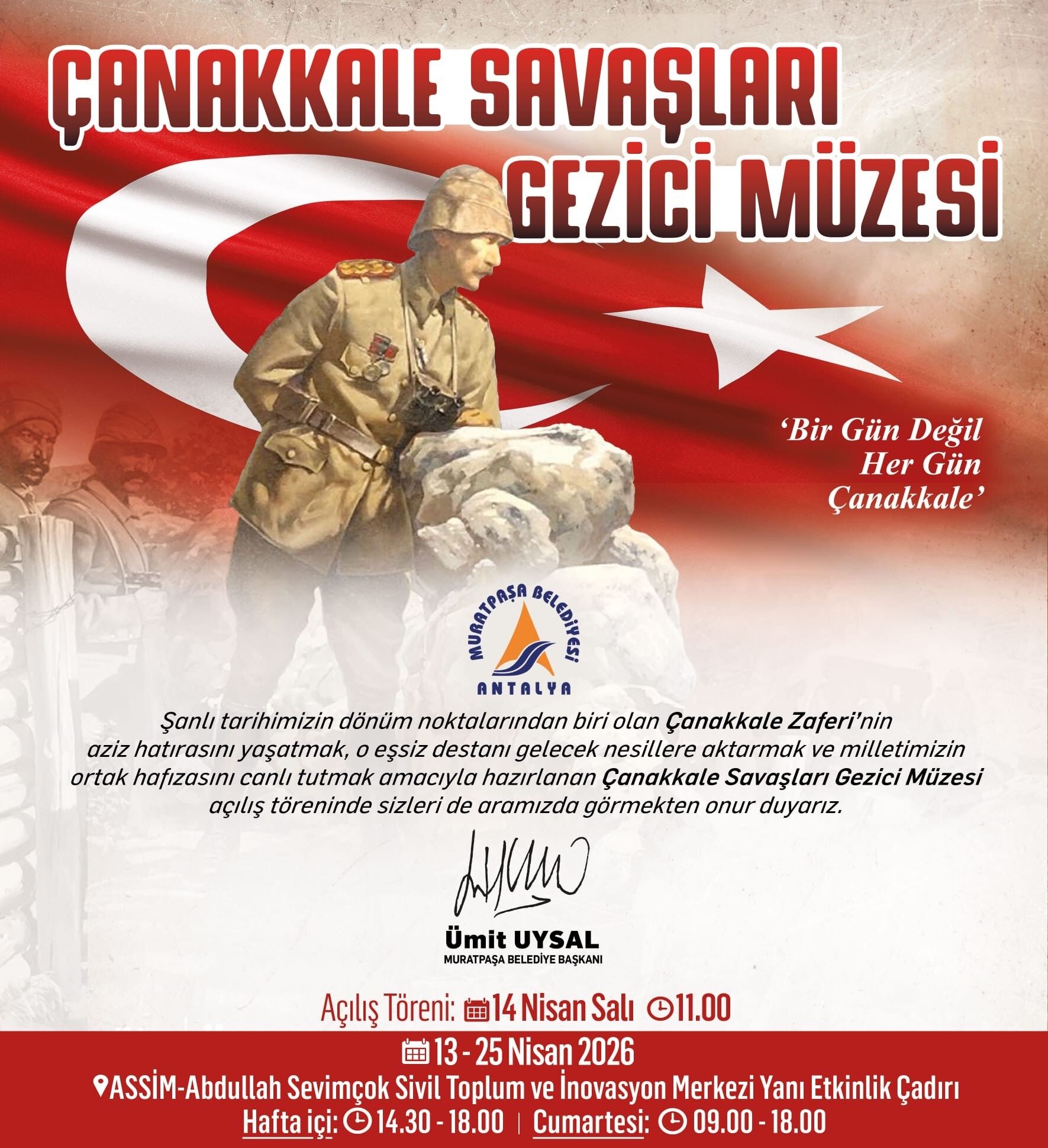 Antalyadacanakkalezaferineyolculukbasliyorgezicimuzekapilariniaciyor