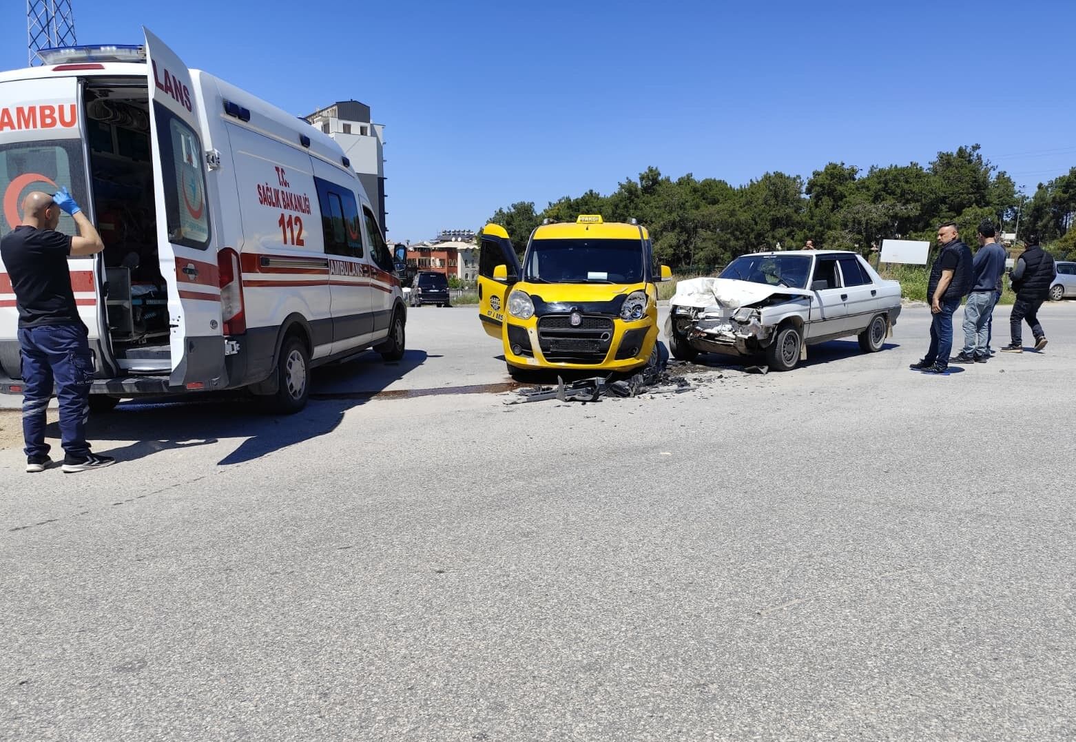 Araclardahasarmeydanageldi