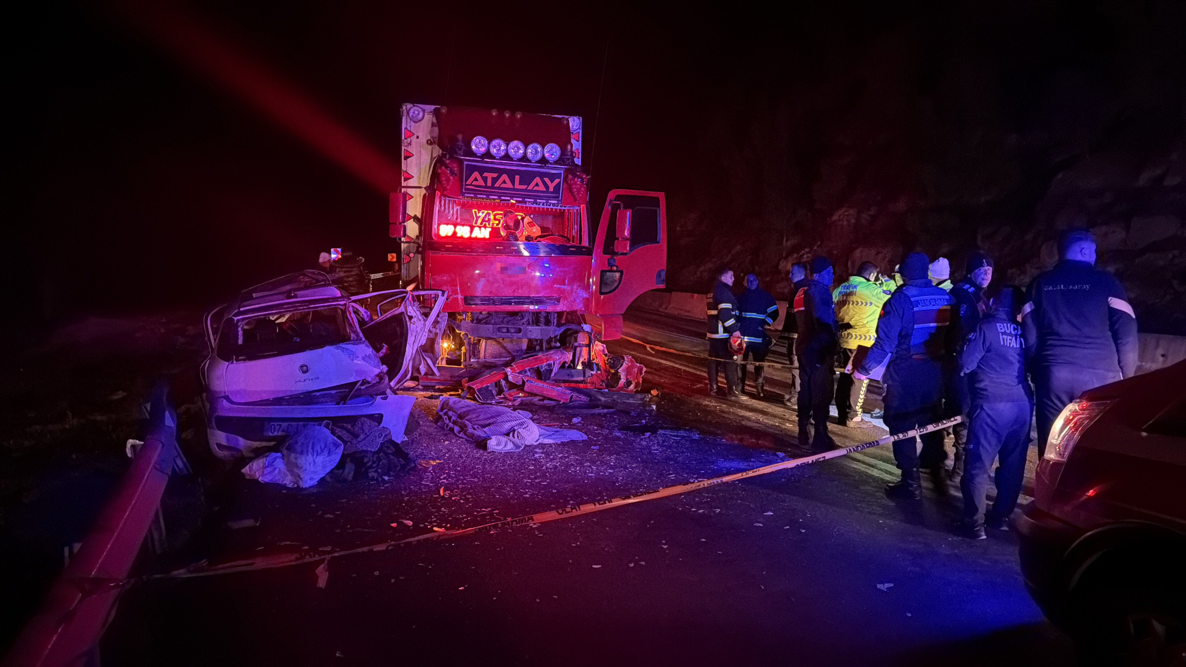 Burdurantalyakarayolundakaza