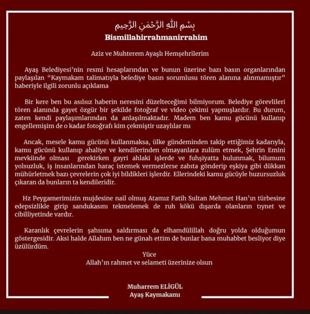 Kaymakamliginpaylasimigundemoldu