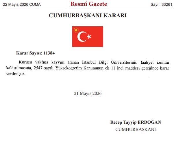 Bilgiuniversitesikapatildi