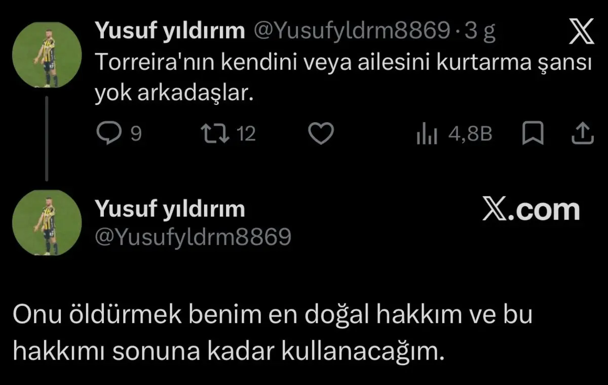 Saldirganinattigimesajlarortayacikti