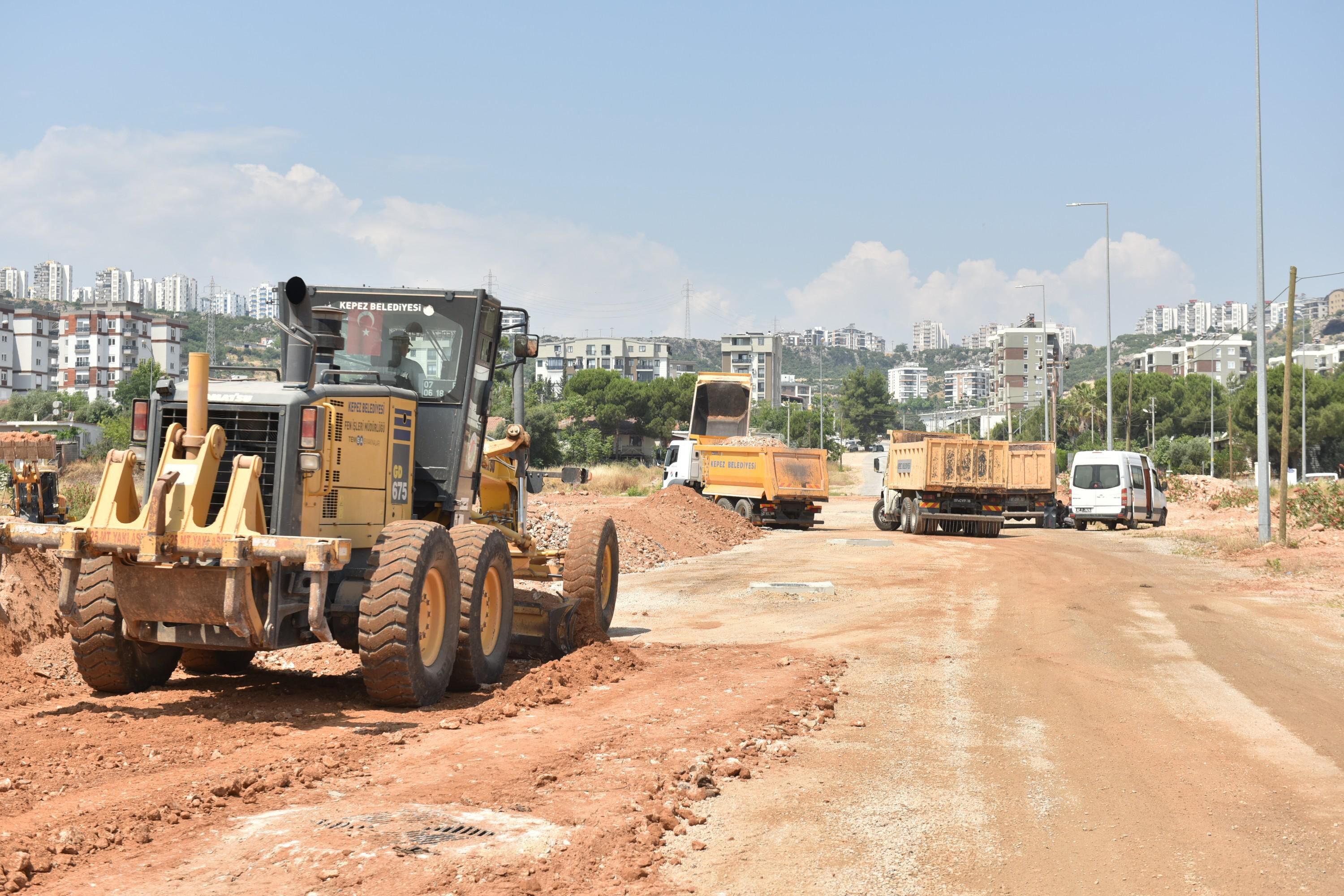 Kepezin Aksemseddin Caddesinde Asfalt Hazirliklari Basladi 7