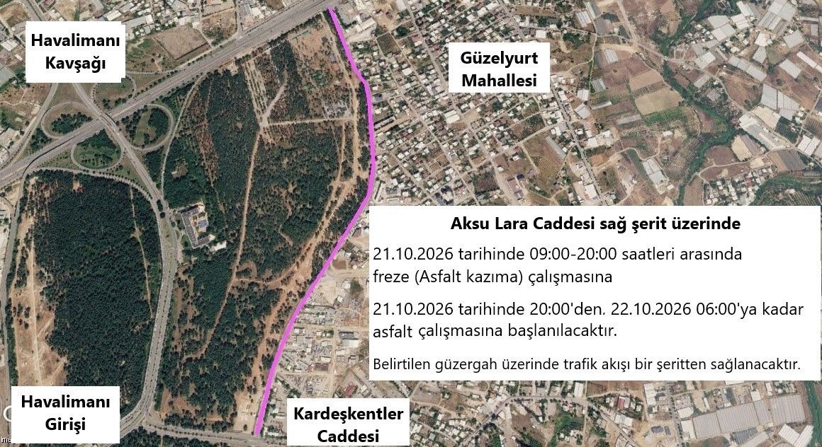 Antalya Büyükşehir Yol Çalışması