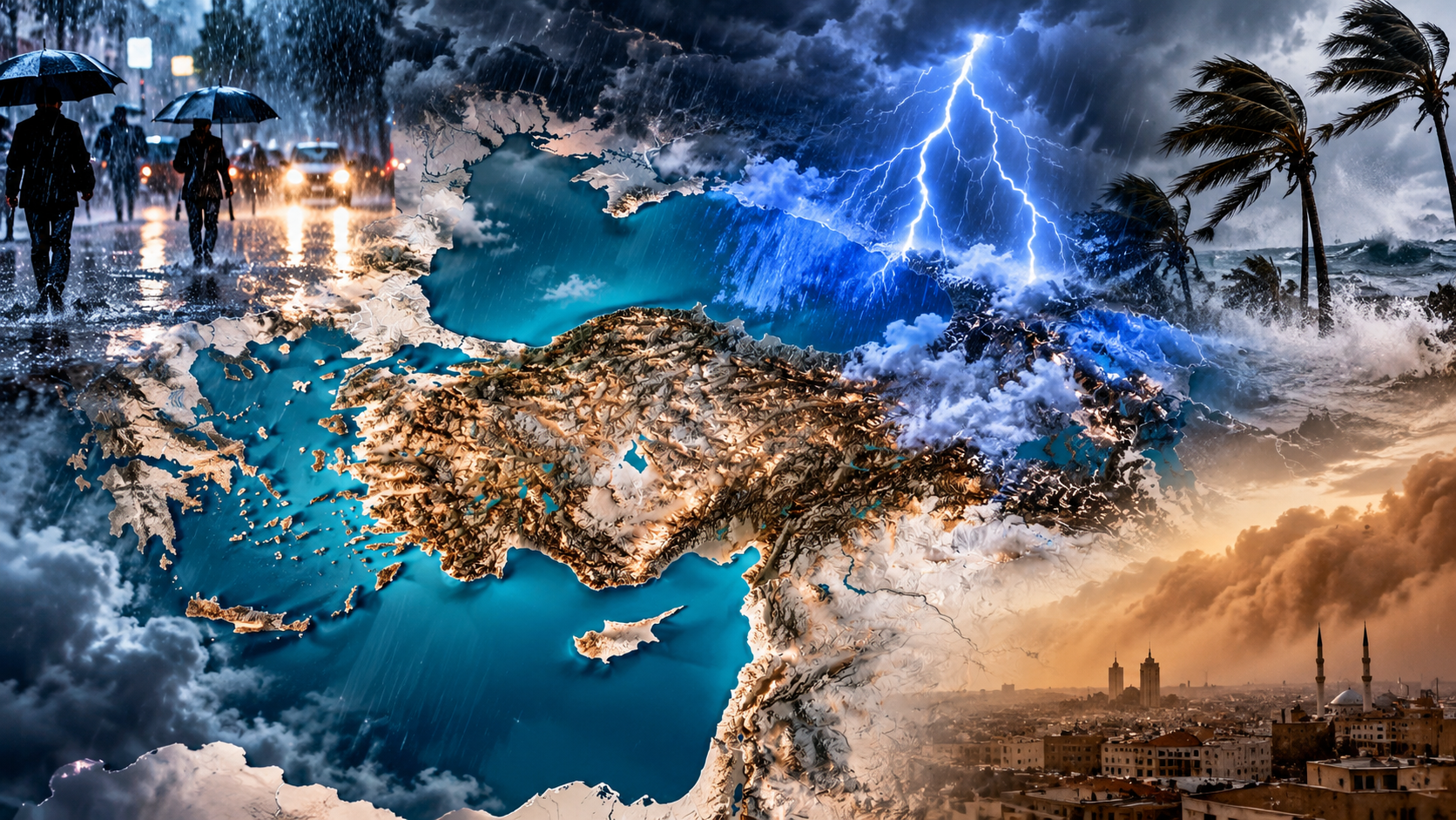 Antalya’da sel felaketi kapıda mı? Meteoroloji 48 il için uyarı verdi!
