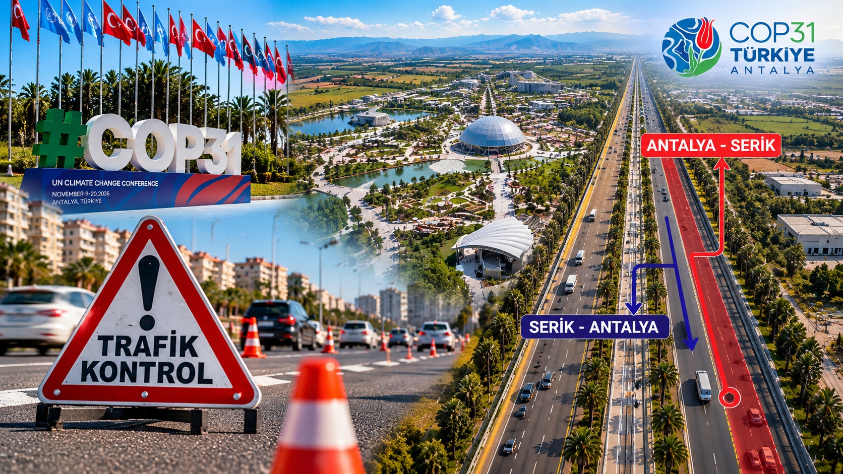 Cop31 Antalya Trafik Kontrol Haritası