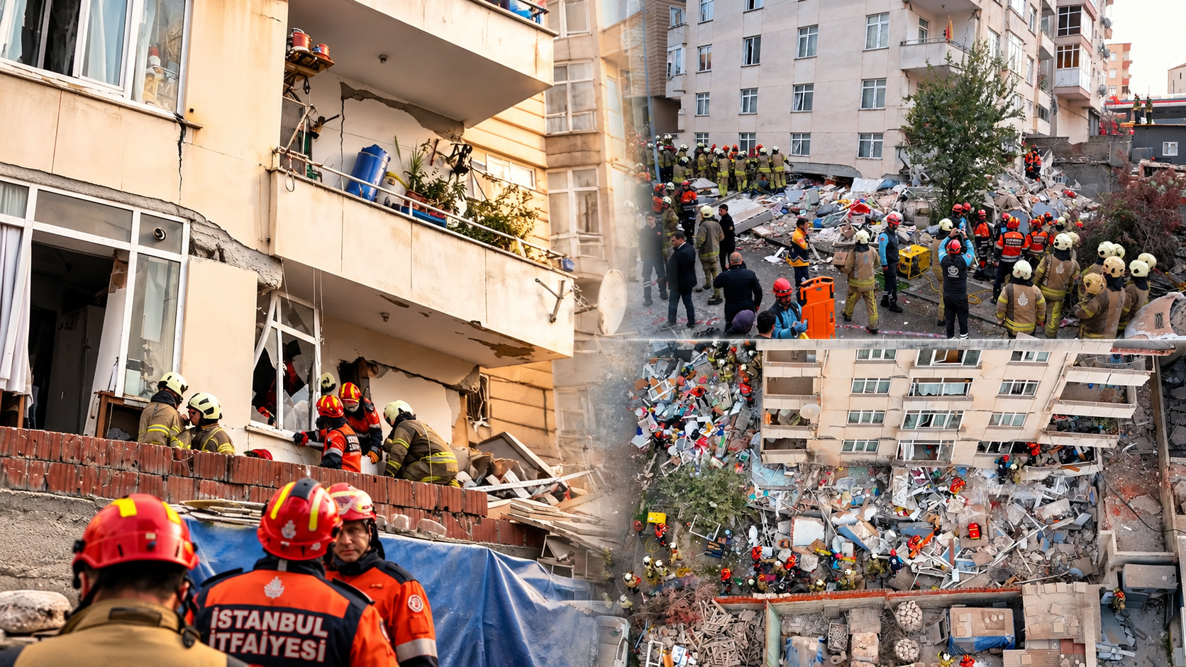İstanbul İtfaiyesiyle Enkaz Kurtarma Operasyonu