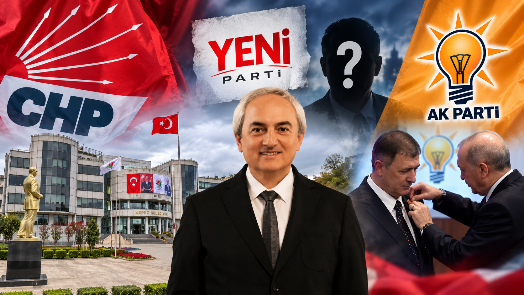 Kepez Belediyesi Mesut Kocagöz Akp Chp Yeni Parti